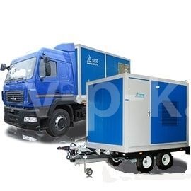 Дизельный генератор ТСС АД-60С-Т400-1РМ2 (Marelli) на прицепе  фото