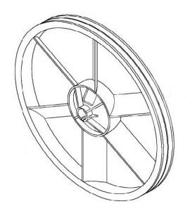 7201030000 Маховик Fiac AB 410 7201030000 Маховик Fiac AB 410