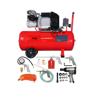 Поршневой компрессор Fubag AUTO MASTER KIT + 10 предметов 641270 для гаража фото