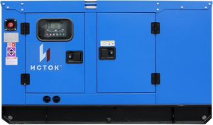 Дизельный генератор  АД16С-Т400-РПМ15 в кожухе с АВР