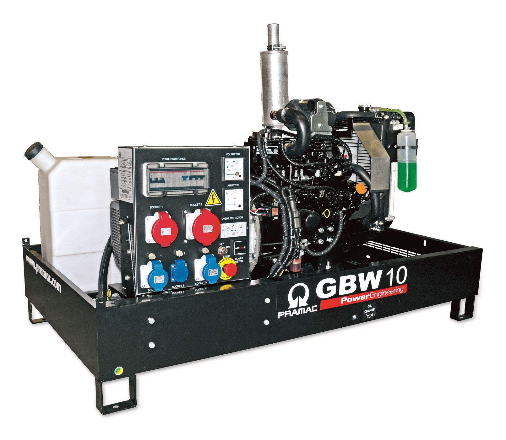 Дизельный генератор PRAMAC GBW 10 Y 3-фазный Дизельный генератор PRAMAC GBW 10 Y 3-фазный