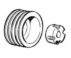 9076415 Шкив компрессора ABAC