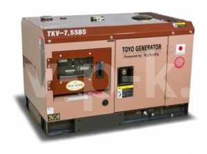 Дизельный генератор TOYO TKV-7.5SBS  Дизельный генератор TOYO TKV-7.5SBS  фото