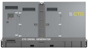 Дизельный генератор CTG 330C в кожухе  фото