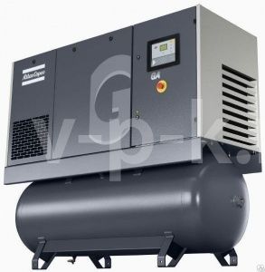 Винтовой компрессор Atlas Copco GA 5 7,5 FF с ресивером Винтовой компрессор Atlas Copco GA 5 7,5 FF с ресивером фото