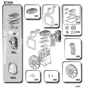 Комплект головки блока цилиндров b7000