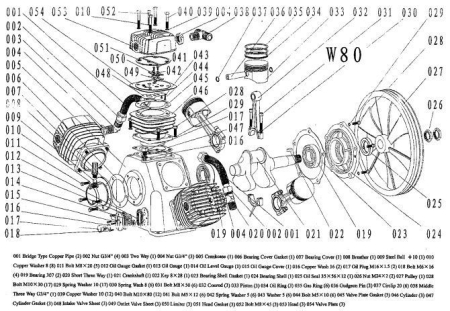 Тройник для w80