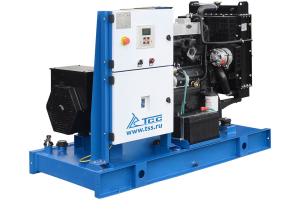 Дизельный генератор ТСС ЭД-24-Т400 в погодозащитном кожухе на прицепе 025274 промышленный фото