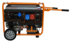 Бензиновый генератор  10500EA-3U с датчиком моточасов (с мощн без огранич при 1-но и 3-х фазном режиме)