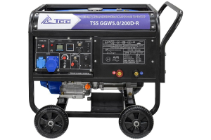 Бензиновый генератор ТСС GGW 5.0/200D-R 031169 сварочный фото