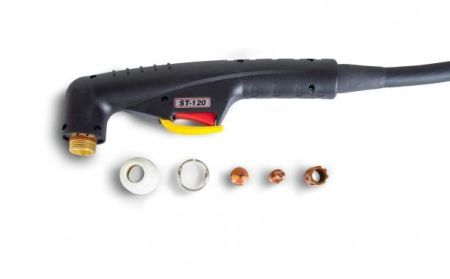 Плазмотрон ручной с пневмоподжигом ST-120 (12 метров,центральный адаптер) Ручной