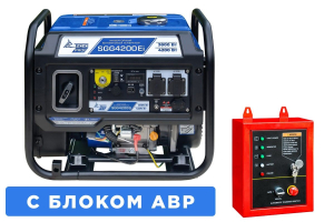 Бензиновый генератор ТСС SGG 4200Ei с блоком АВР 111112 мини фото