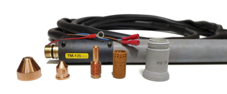 Плазмотрон для CNC с пневмоподжигом TM-125 (12 метров, центральный адаптер)