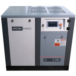Винтовой компрессор IRONMAC IC 120/8 C VSD (IP23) стационарный фото