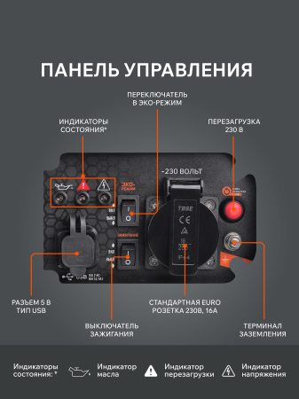 Бензиновый генератор  iGX 1200
