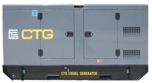 Дизельный генератор CTG AD-500RE в кожухе  фото
