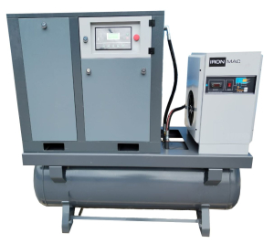 Винтовой компрессор IRONMAC IC 20/16 C DF 500L масляный Винтовой компрессор IRONMAC IC 20/16 C DF 500L масляный фото