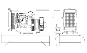 Дизельный генератор Onis Visa BD 60 B  фото